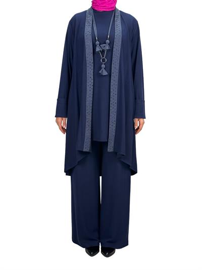 Büyük Beden İkili Takım Lacivert OTW43824