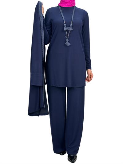 Büyük Beden İkili Takım Lacivert OTW43824