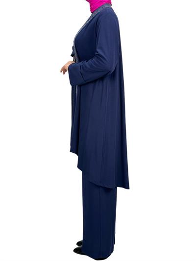 Büyük Beden İkili Takım Lacivert OTW43824