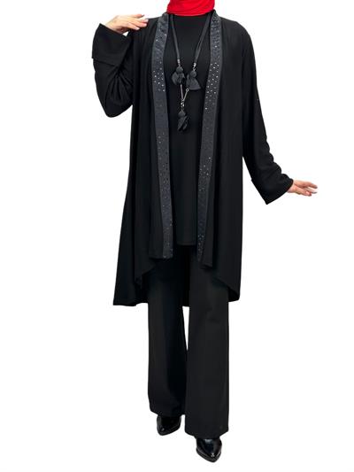 Büyük Beden İkili Takım Siyah OTW43824