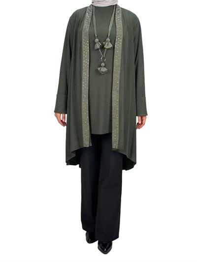 Büyük Beden İkili Takım Yeşil OTW43824