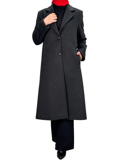 Büyük Beden Kaban Siyah OTW4714