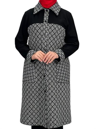 Büyük Beden Kap Siyah OTW6048