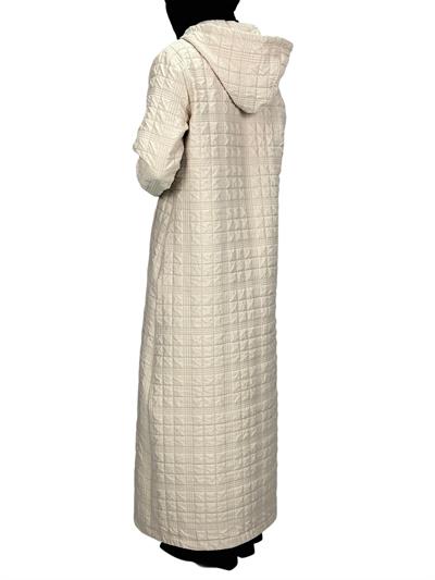 Büyük Beden Kapitone Ferace Taş OTW5174