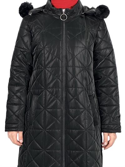 Büyük Beden Mont Siyah OTW462