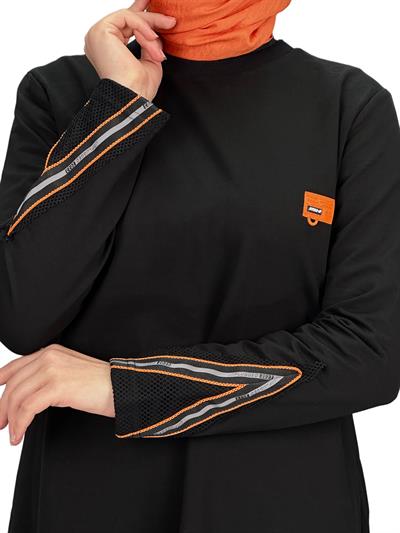 Büyük Beden Pantolonlu Takım Turuncu OTW929