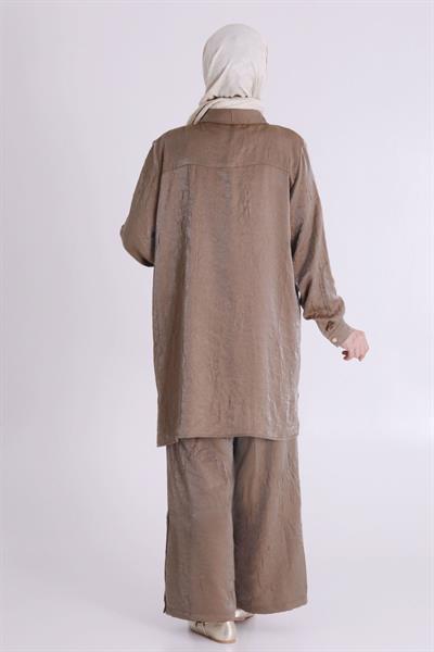 BÜYÜK BEDEN ŞIK TAKIM Toprak OTW35124