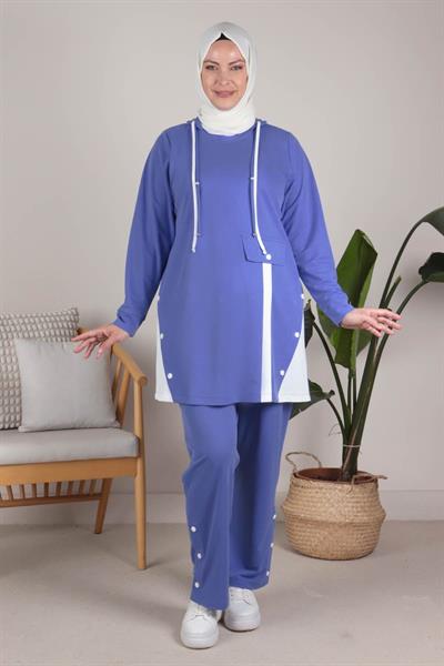 Büyük Beden Spor Takım Mavi OTW35087