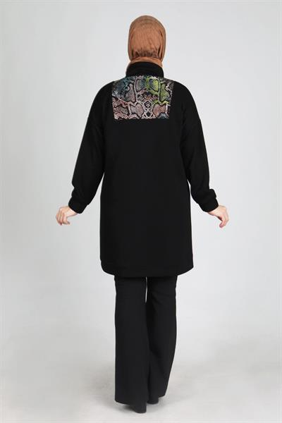 Büyük Beden Tesettür Kap Siyah OTW25083