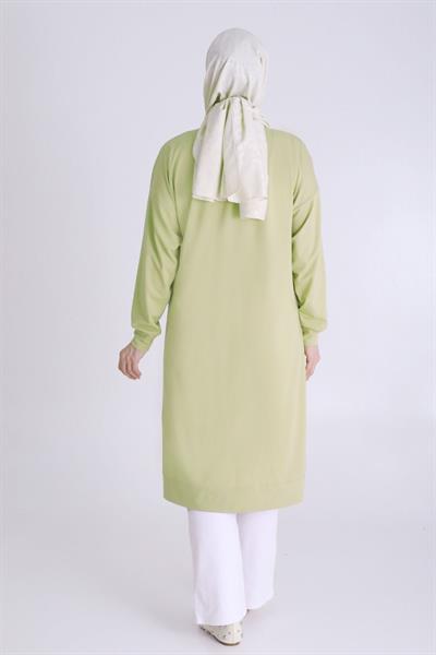 Büyük Beden Tesettür Örme Tunik Ihlamur OTW20123