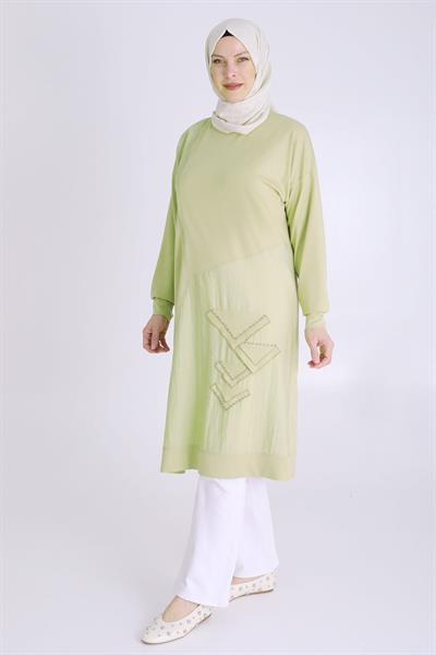 Büyük Beden Tesettür Örme Tunik Ihlamur OTW20123