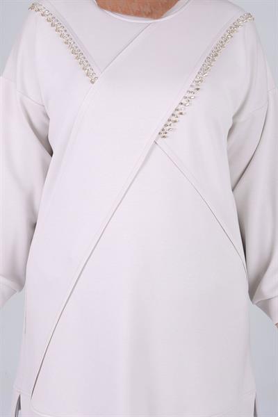 Büyük Beden Tunik İstiridye OTW20105