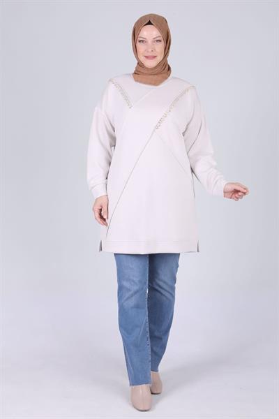 Büyük Beden Tunik İstiridye OTW20105