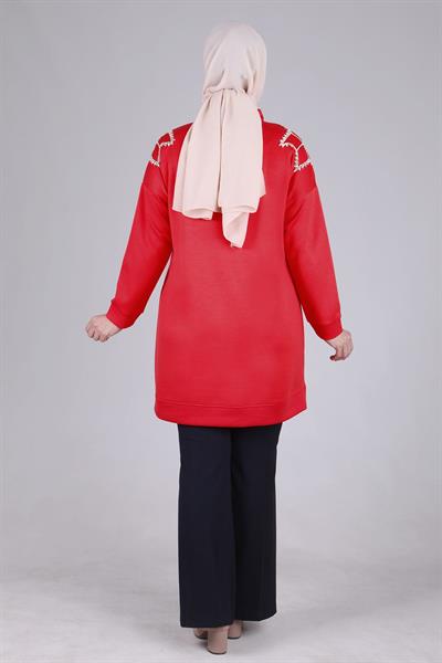 Büyük Beden Tunik Mercan OTW20107