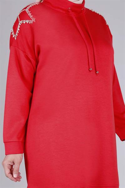 Büyük Beden Tunik Mercan OTW20107