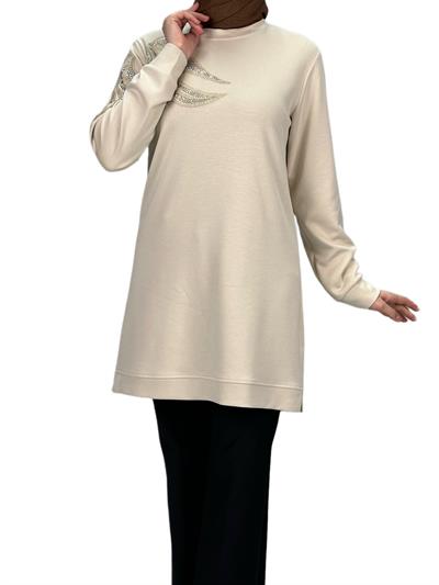 Büyük Beden Tunik Taş OTW2117