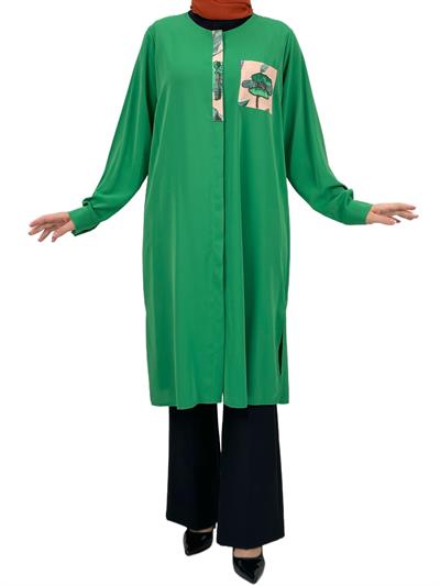 Büyük Beden Uzun Tunik Benetton OTW60665