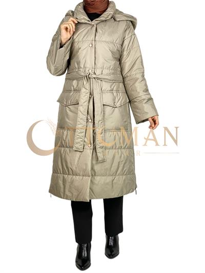 Cep Detaylı Şişme Mont Taş OTW222518