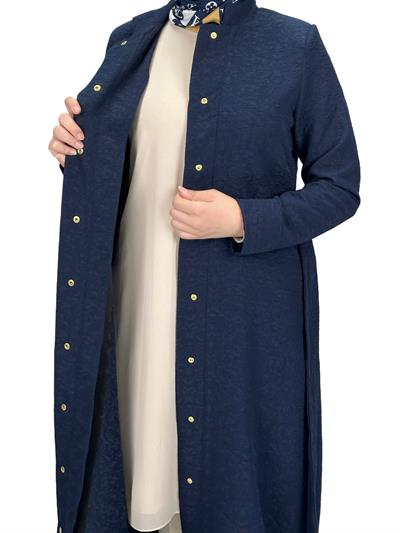 Çıtçıtlı Kap Lacivert OTW36228