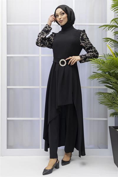 GAZELLA TESETTÜR ABİYE TAKIM Siyah OTW38929