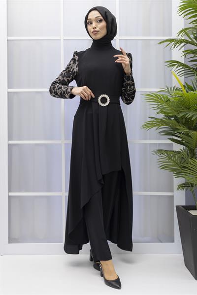 GAZELLA TESETTÜR ABİYE TAKIM Siyah OTW38929