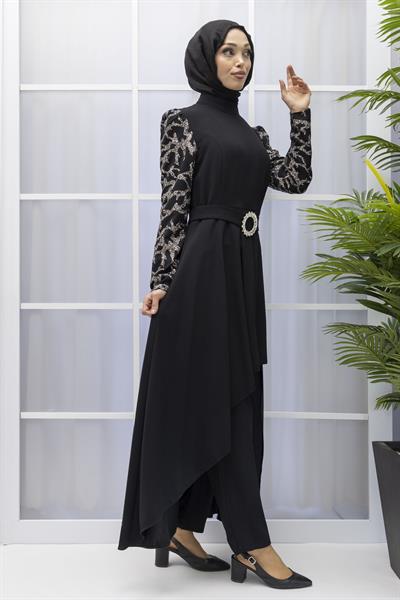 GAZELLA TESETTÜR ABİYE TAKIM Siyah OTW38929