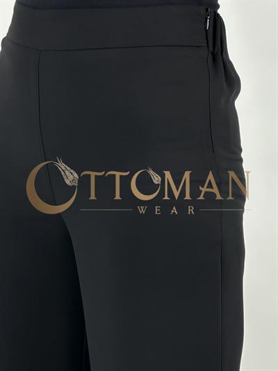 Geniş Paça Pantolon Siyah OTW122