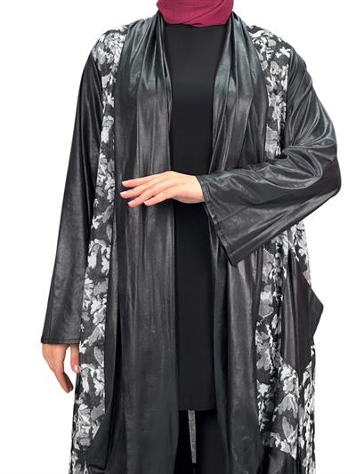 İç Tunik ve Kimono İkili Takım Siyah OTW43807