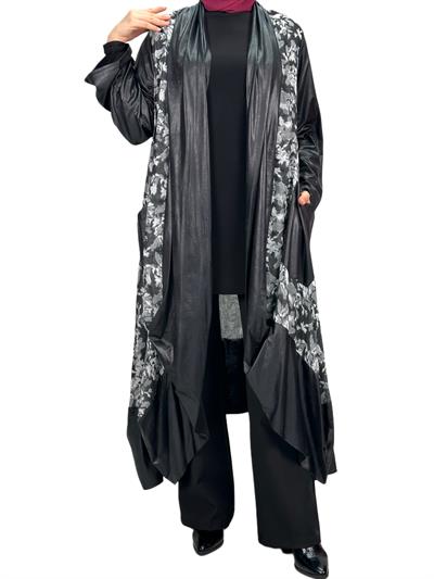 İç Tunik ve Kimono İkili Takım Siyah OTW43807