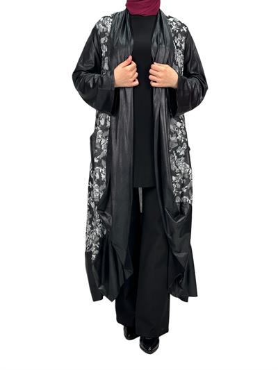 İç Tunik ve Kimono İkili Takım Siyah OTW43807