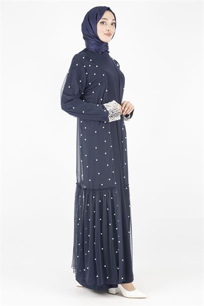 İncili Abayalı Takım Lacivert OTW36236