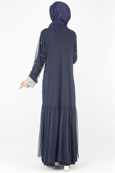 İncili Abayalı Takım Lacivert OTW36236