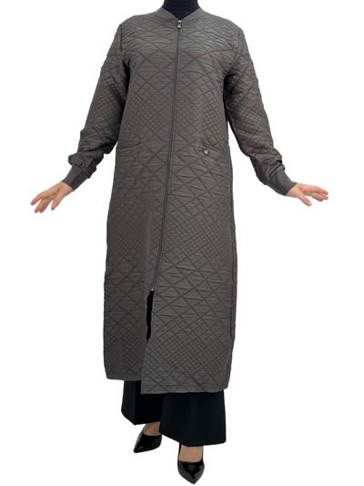 Jakar Dokuma Ribanalı Ceket Füme OTW5212