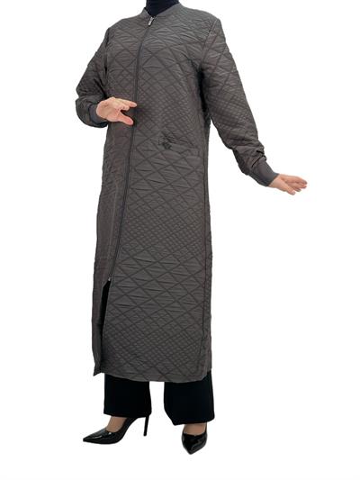 Jakar Dokuma Ribanalı Ceket Füme OTW5212