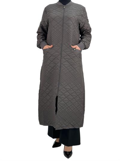 Jakar Dokuma Ribanalı Ceket Füme OTW5212