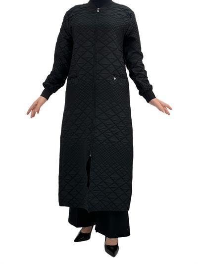 Jakar Dokuma Ribanalı Ceket Siyah OTW5212