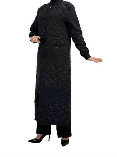 Jakar Dokuma Ribanalı Ceket Siyah OTW5212