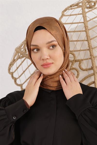 Jakar Retro Şal Açık Kahve OTW4261