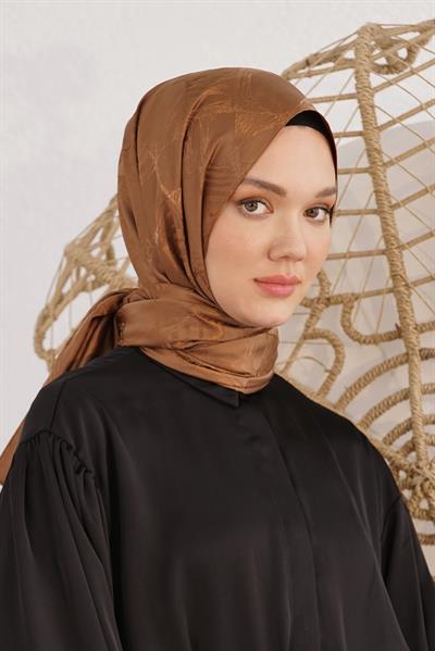 Jakar Retro Şal Açık Kahve OTW4261