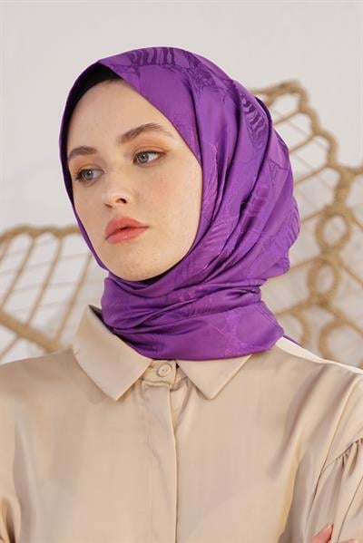 Jakar Retro Şal Mürdüm OTW4261