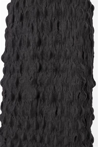 Kabartmalı Dokulu Uzun Etek Siyah OTW2468