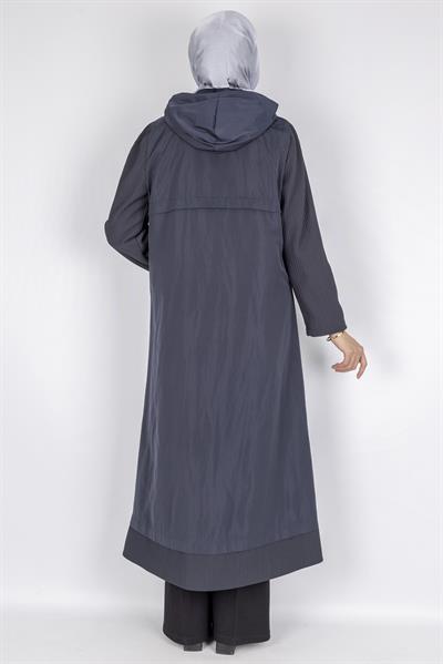 Kapüşonlu Spor Tesettür Kap Lacivert OTW1458