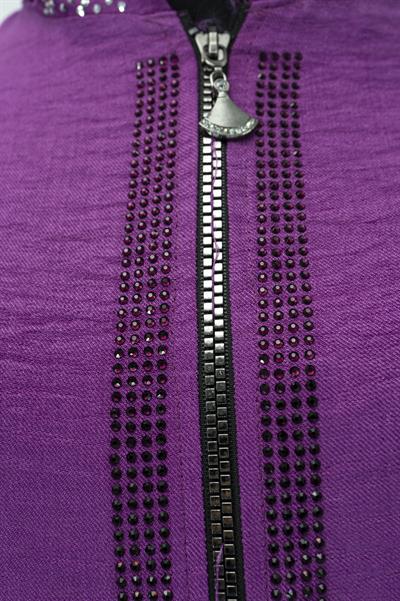 KETEN KAP Mor OTW6290TAŞLI