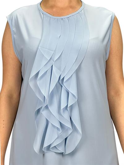 Kolsuz Volanlı İçlik Bebe Mavisi OTW8823