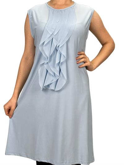 Kolsuz Volanlı İçlik Bebe Mavisi OTW8823