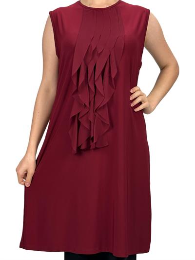 Kolsuz Volanlı İçlik Bordo OTW8823