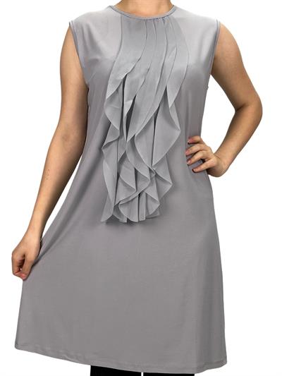 Kolsuz Volanlı İçlik Gri OTW8823