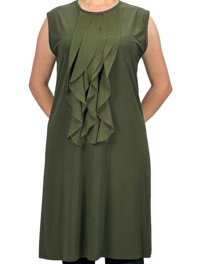 Kolsuz Volanlı İçlik Haki OTW8823