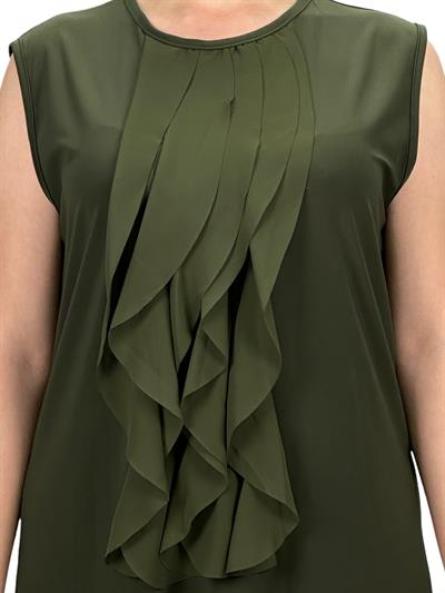 Kolsuz Volanlı İçlik Haki OTW8823