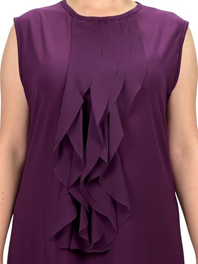 Kolsuz Volanlı İçlik Mor OTW8823